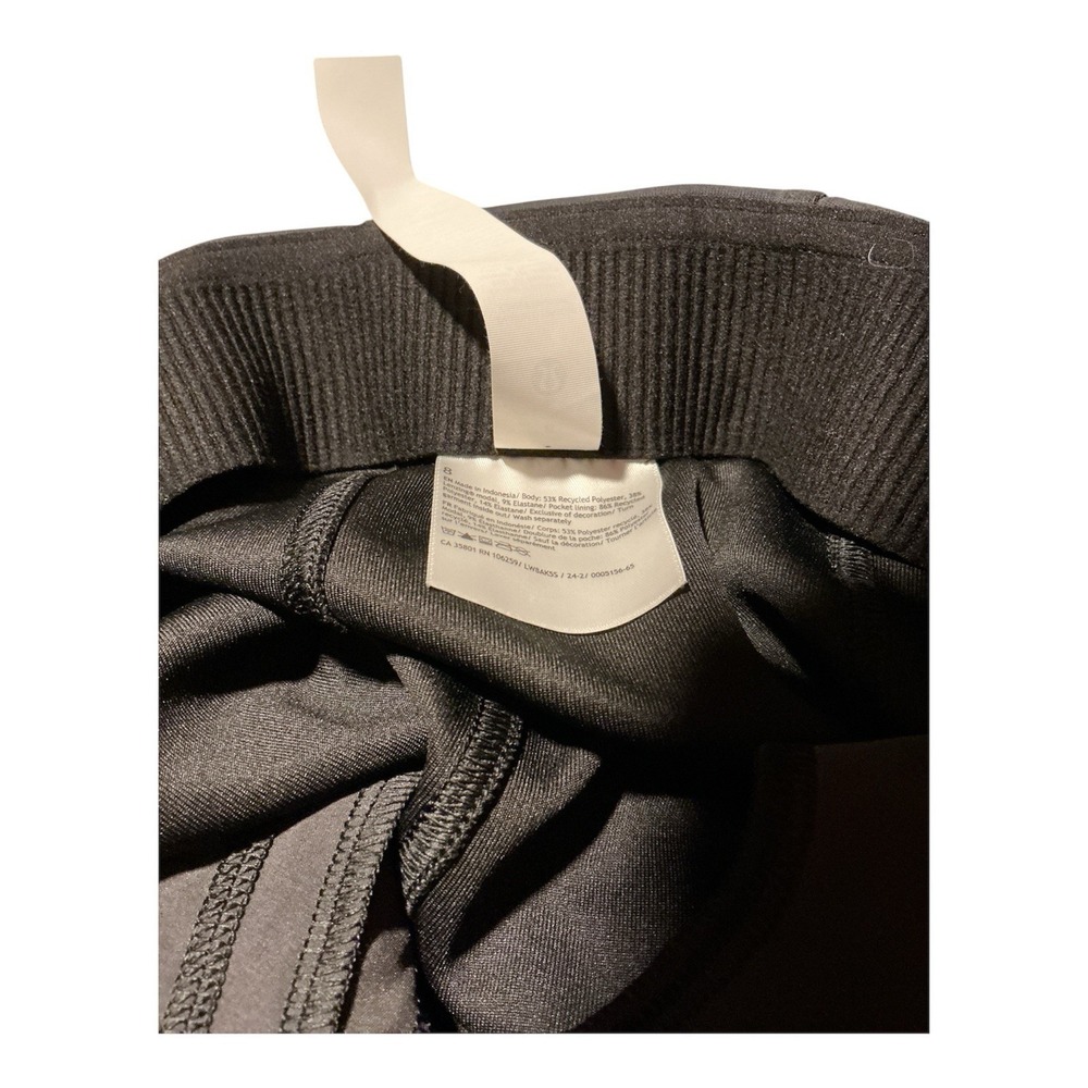 Lululemon Softstreme High Rise Midi Skirt, Retail $88 Washed Black Size 8 A Line - Picture 10 of 14
